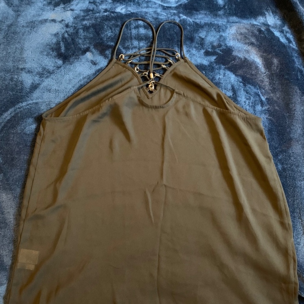 Lace-up Chiffon Camisole